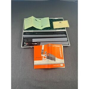 Vintage Keuffel & Esser Leroy Lettering  incomplete  set Drafting Kit w/ Manuals